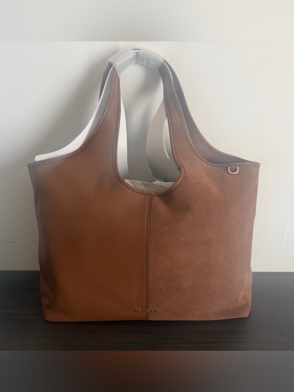 Michael Kors Two-Tone Brown Leather & Suede Tote